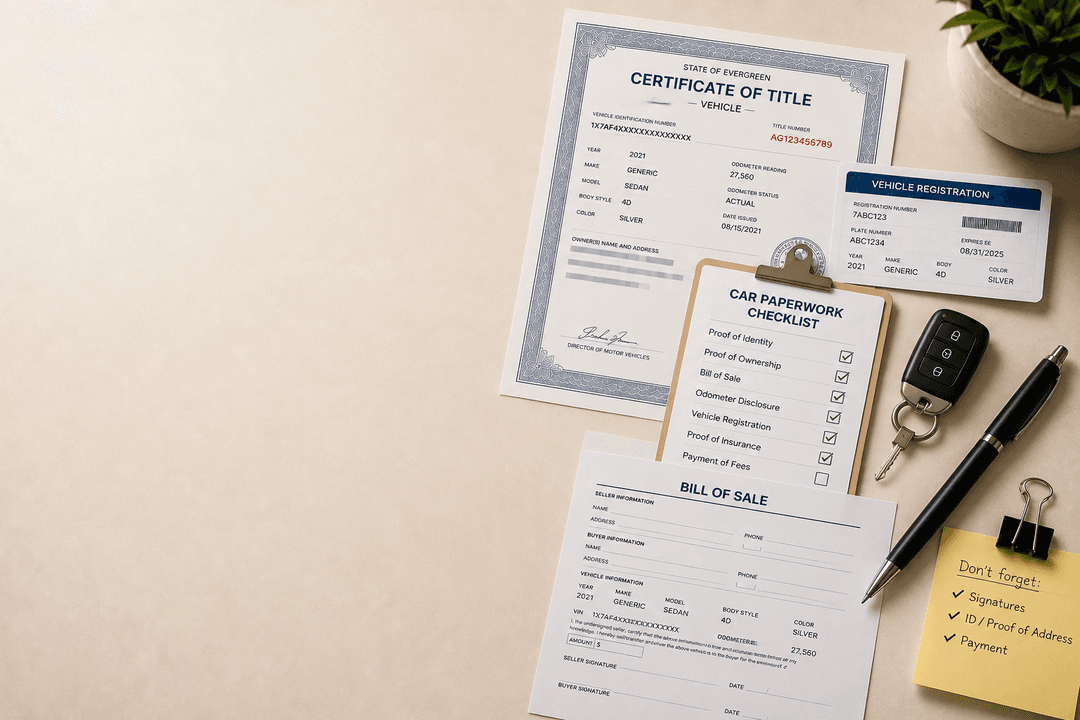 Car Paperwork | DMV Checklists for All 50 States