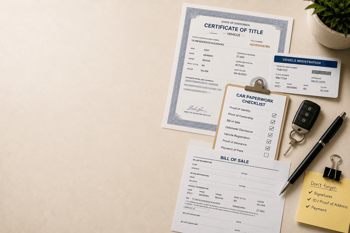 Car Paperwork | DMV Checklists for All 50 States