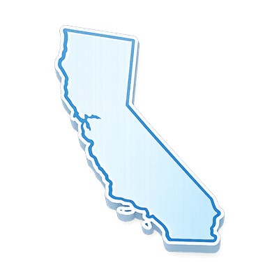 California state map