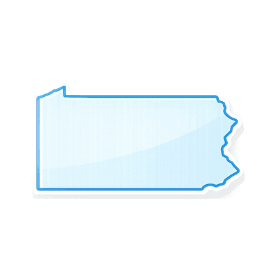 Pennsylvania state map